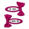 Hårpynt sløyfe clic clacs 2pk Rosa.