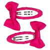 Hårpynt sløyfe clic clacs 2pk Rosa.