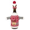 Flaskedekor med hatt Reindeer 