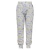 Pyjamas ribbestrikket Grå-blå