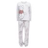 Ole Brum pyjamassett med mønster Grå.