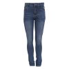 Run jeans mellomblå