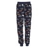 Pyjamasbukse i deilig børstet fleece marine