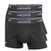 Lacoste boxer 3 pk sort
