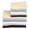 Bekvem Håndkle Waves lys beige