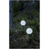 Solarlampe Kuppel hvit/sort