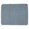 Vaffel microfiber oppvaskmatte mellomblå