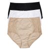 Basic Olivia Maxi-truse 3pk hvit, sort og beige