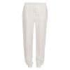 Nightwear Meri pyjamasbukse i fleece offwhite