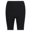 Shorts ribbestrikket seamless sort.