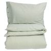 Flanell sengesett 140x200 Balder Grønn