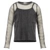 Topp i mesh Sparkly Sort