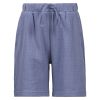 Shorts i musselin Blå