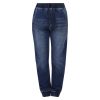 Denim joggers Blå