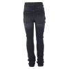 Jeans med katt Sort