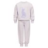 Joggedress med print Lilla