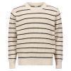 Oversized strikkegenser jente Beige-sort