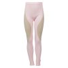Longs i ull bambus Rosa-beige