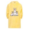 Megahoodie påske barn Gul