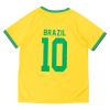 Fotballsett 2delt Brazil gul-blå