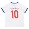Fotballsett 2delt England hvit-blå