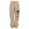 Joggebukse med trykk Beige