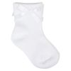 Sokker 2pk sløyfe Hvit-beige
