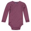 Tom & Trine Ullbody i 100% merinoull violett.