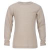 Trøye i 100% merinoull Beige