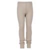 Longs i merinoull Beige
