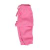 Kids World joggebukse med elastisk linning og snøring. rosa