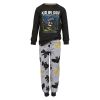 Lego Pyjamas sett Lego Batman sort og gråmelert