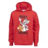 Hettegenser Tom & Jerry rød
