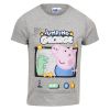 Peppa Gris Georg Gris t-skjorte gråmelert