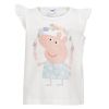 Peppa Gris Pyjamas sett hvit-blå