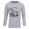 Kids Clothing Langermet dinosaur t-skjorte gråmelert