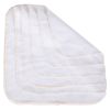 Vaskeklut med kanting i 5pk  Hvit/Beige 