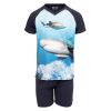 T-skjorte og shorts sett marine