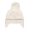 Lue med dusk,øreklaffer offwhite..
