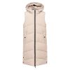 Lang vest beige.
