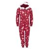 Ugly Snowflake jumpsuit til barn plomme.