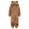 Kosebamse jumpsuit beige.