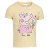 T-skjorte Peppa med is Lysegul