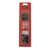 Skolisse rund 4mm brun