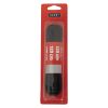 Skolisse rund 4mm sort