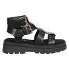 Luciana platåsandal sort