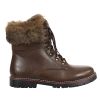 Erina boots med innebygget brodd brun.