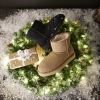 Vinterboots med saueskinnsfor Benita Brun