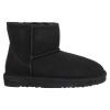 Vinterboots med saueskinnsfor Benita Sort
