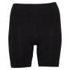 Sømløs sykkelshorts Sort